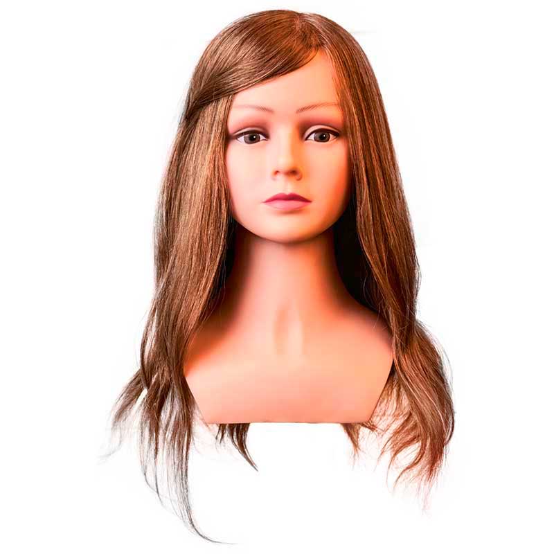 Mex pro Hair Übungskopf Eva mit Schulter 45 cm, Blond