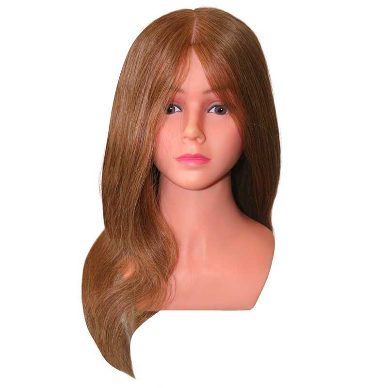 Mex pro Hair Übungskopf Anja mit Schulter 55 cm, Blond