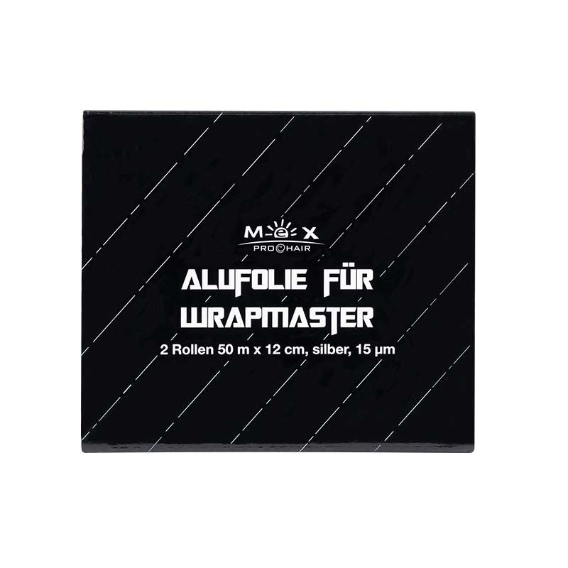Mex pro Hair Alufolie Wrapmaster Silber 50 m x 15 µm (2 Stück)