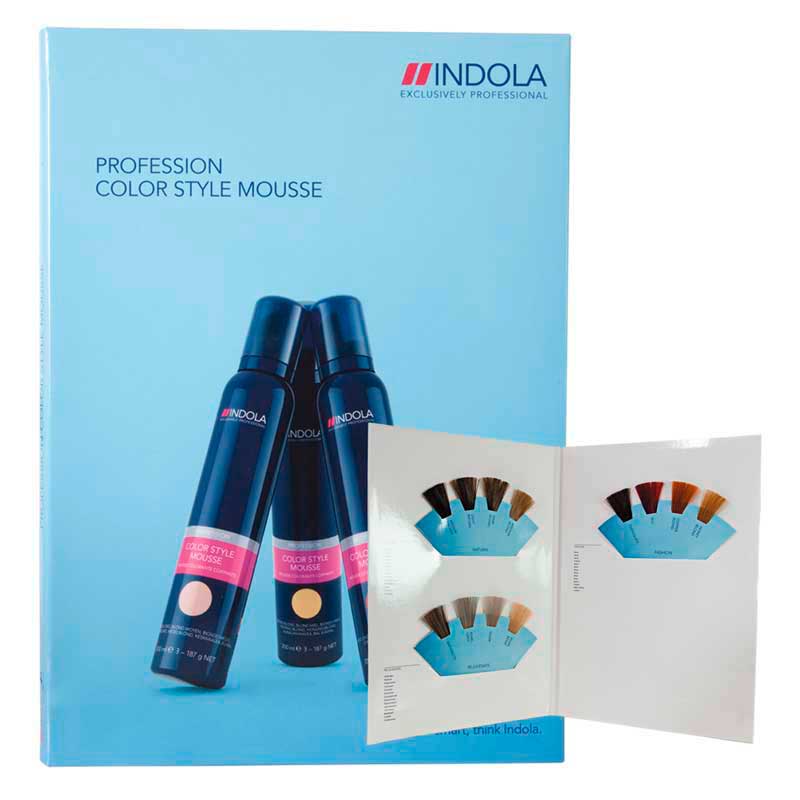Indola Profession Farbkarte Color Style Mousse