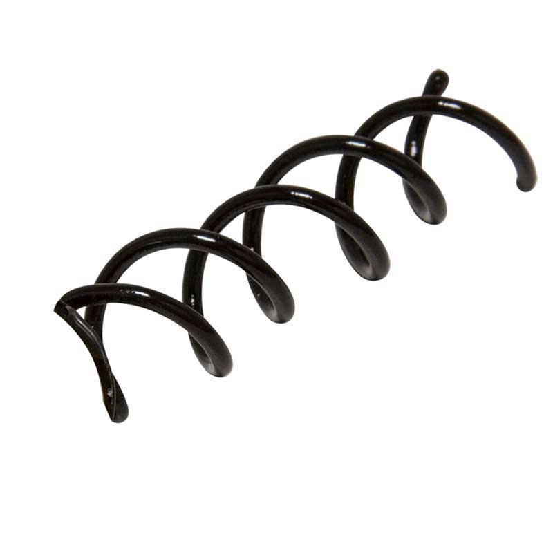 Mex pro Hair Haarschmuck Spirale Groß, Schwarz (4 Stück)
