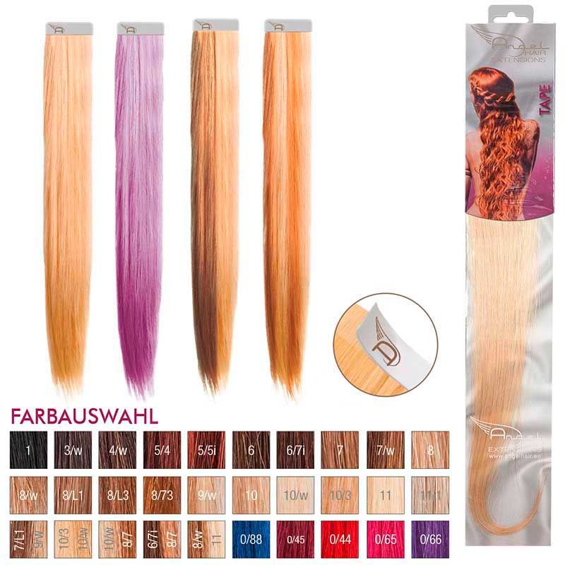 Angel Hair Tape Extension 10 Hell-Lichtblond (4 Stück)