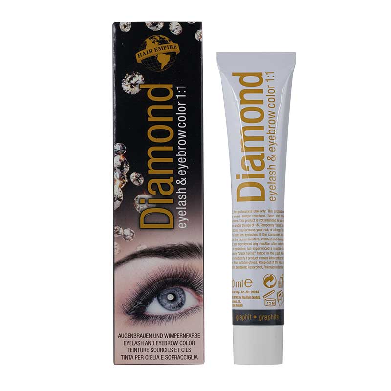 Hair Empire Diamond Color Augenbrauen- und Wimpernfarbe Graphit (30 ml)