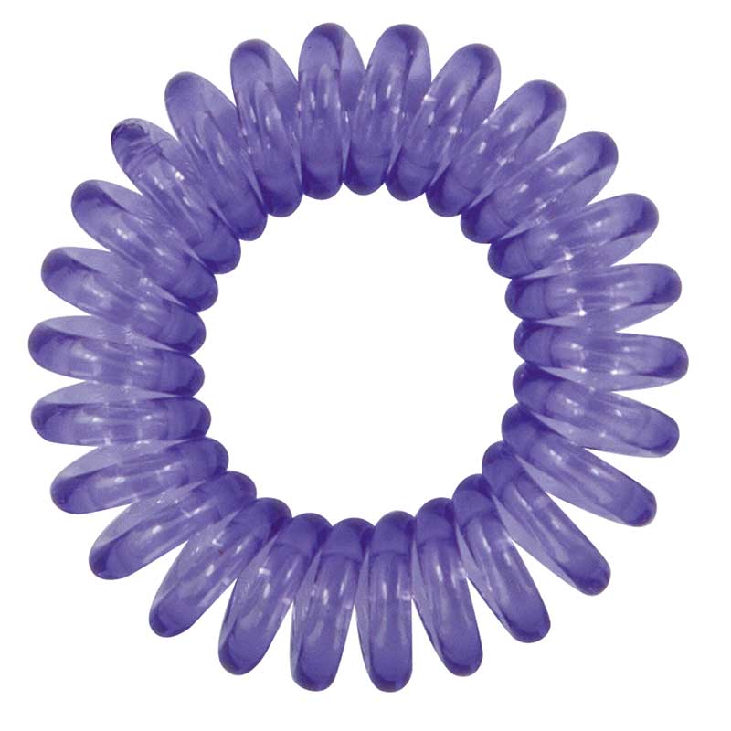 Twiddle - The Hair Ring Clear Mauve (4 Stück)