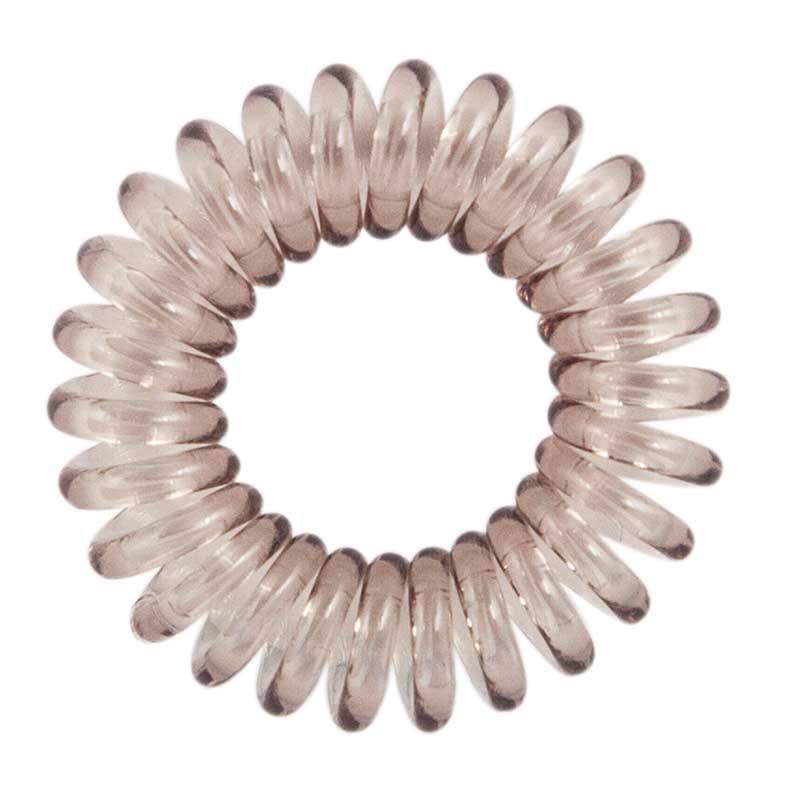 Twiddle - The Hair Ring Clear Taupe (4 Stück)