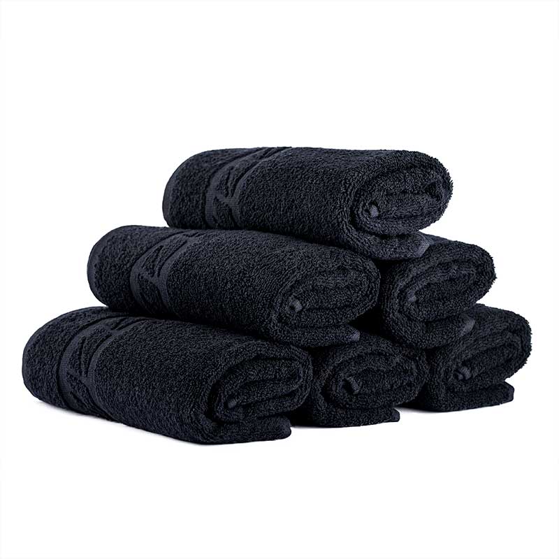 Durutex Handtuch 50 x 90 cm, Schwarz (6 Stück)