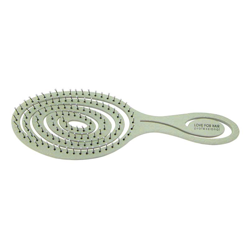 LOVE FOR HAIR Yoga Brush - Grün
