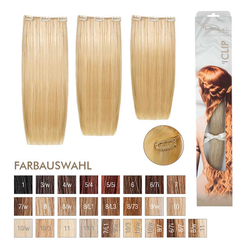 AH Clip Extens. 11/1 extra lichtbl. asch