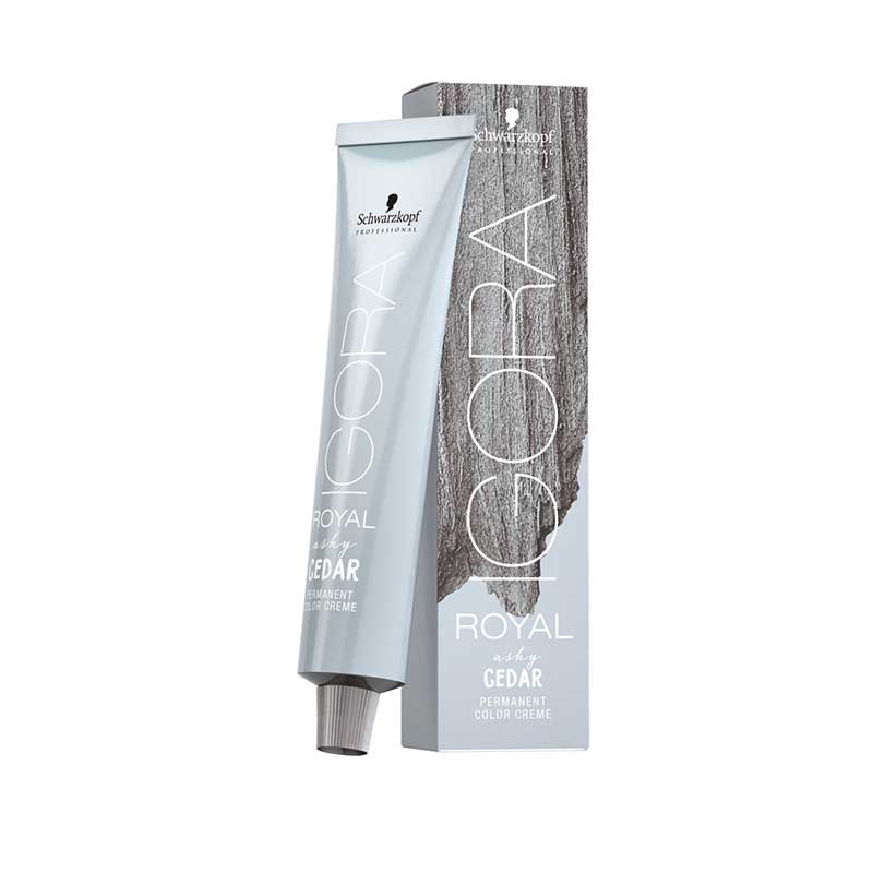 Schwarzkopf Igora Royal 7-21 Ashy Cedar Mittelblond Asch Cendré (60 ml)