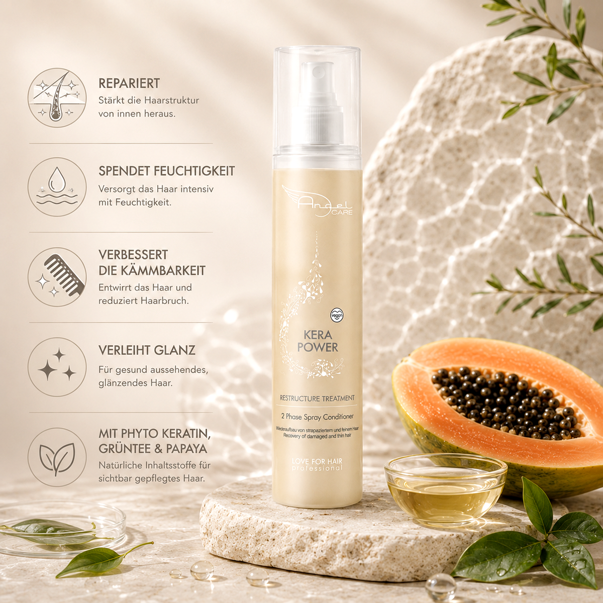 Angel Care Kerapower 2 Phase Spray Conditioner (250 ml)
