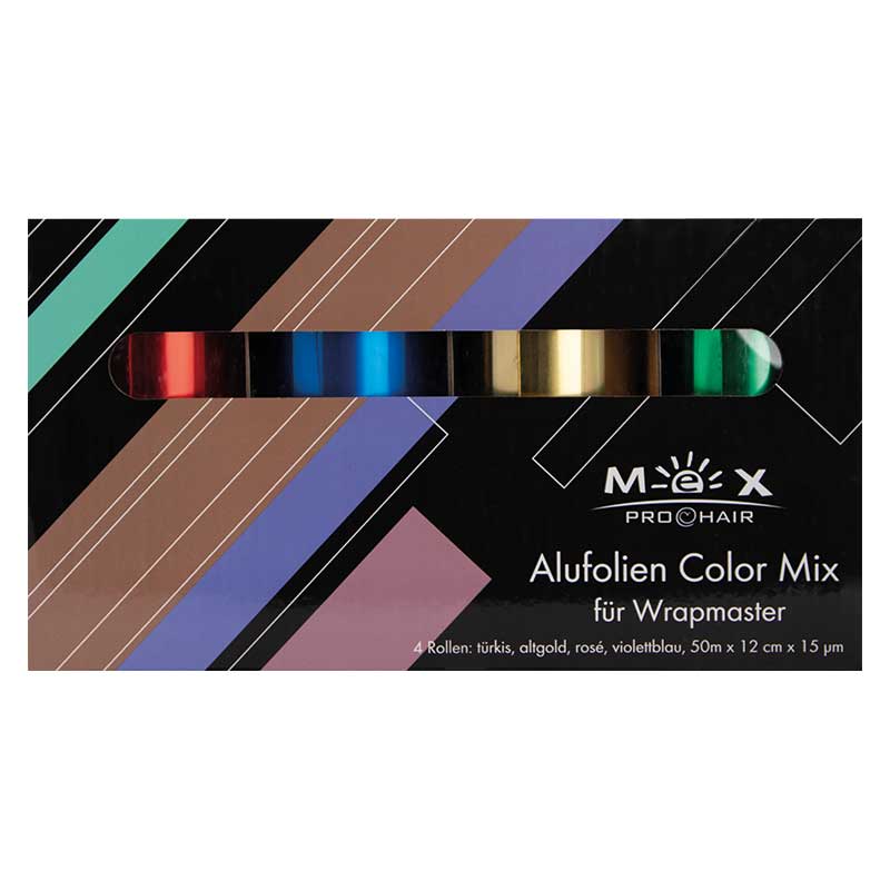 Mex pro Hair Alufolie Color Mix 50 m x 15 µm (4 x 50 m)