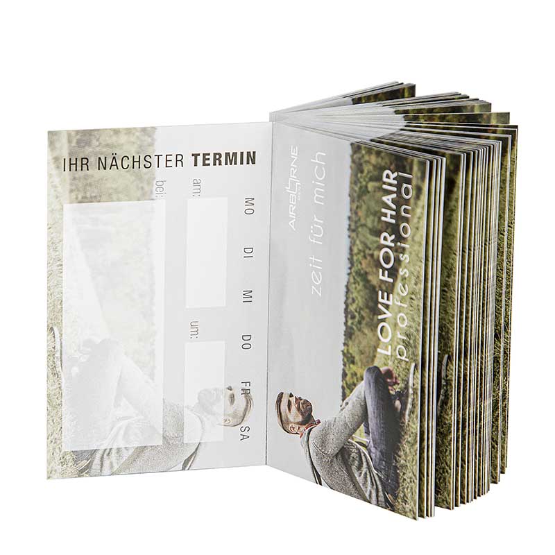 LOVE FOR HAIR Terminkarte Men 50er