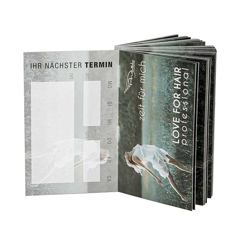 LOVE FOR HAIR Terminkarte Women 50er