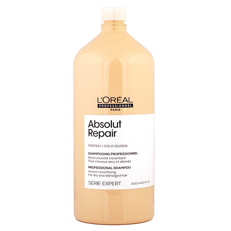 L'Oréal Professionnel Série Expert Absolut Repair Protein + Gold Quinoa Shampoo (1500 ml)