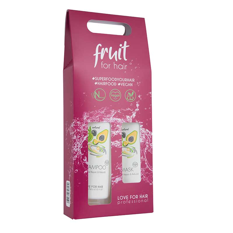 fruit for hair Int.Repair & Rebuild Duo Pack (300 ml + 250 ml)