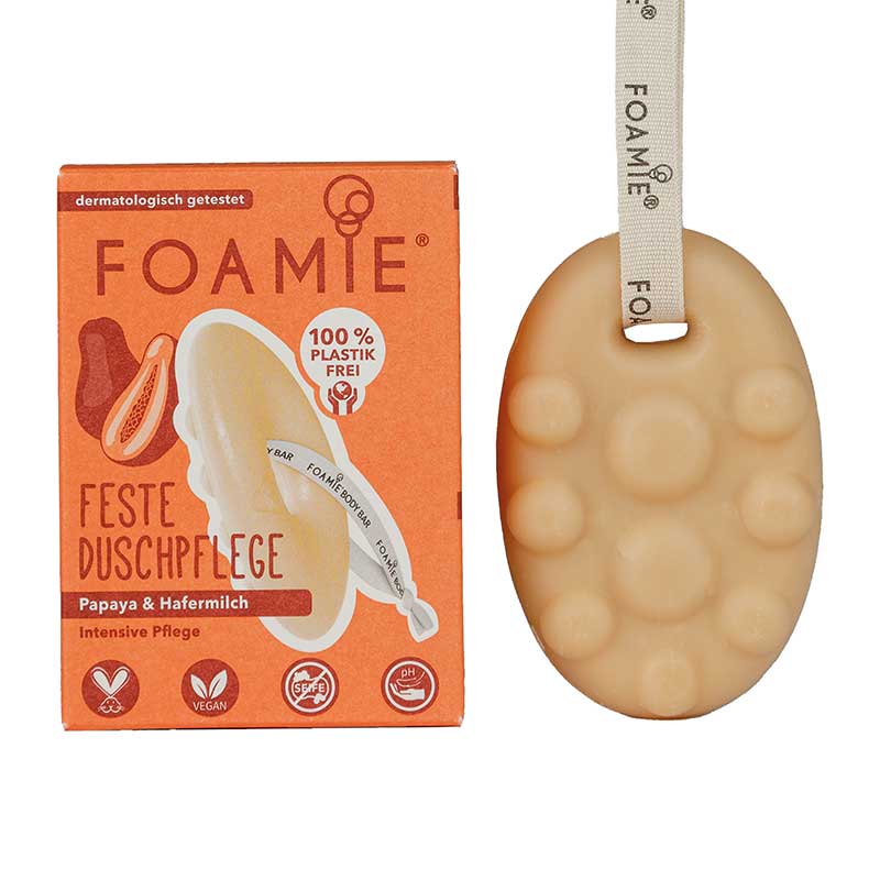 FOAMIE feste Duschpflege Papaya
