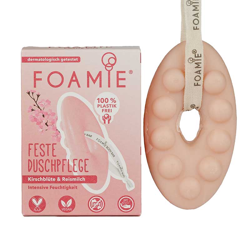 FOAMIE feste Duschpflege Kirschblüte
