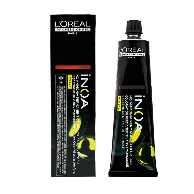 L'Oréal Professionnel INOA 4,26 Mittelbraun Irisé Rot (60 ml)