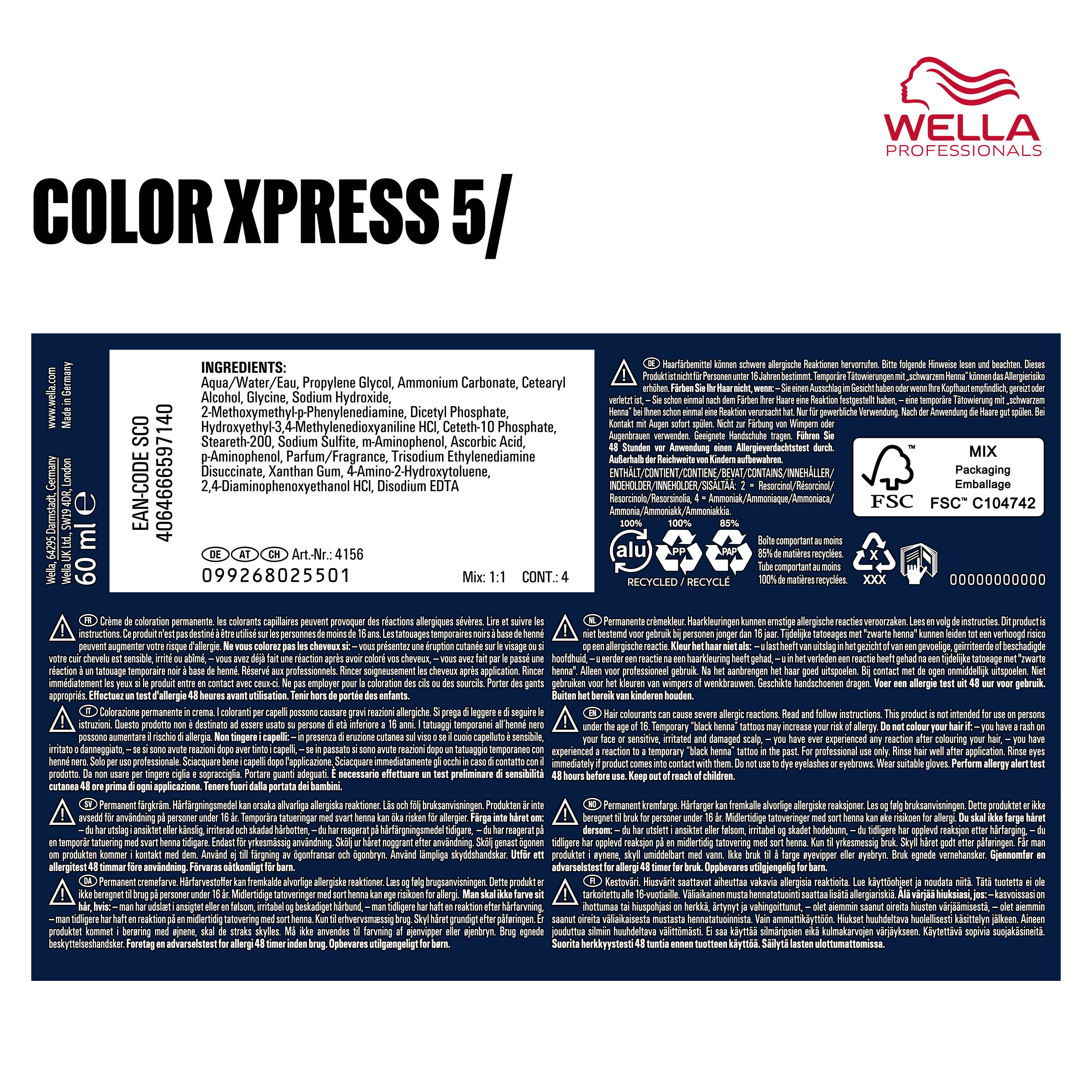 Wella Color Xpress 5/ Hellbraun (60 ml)