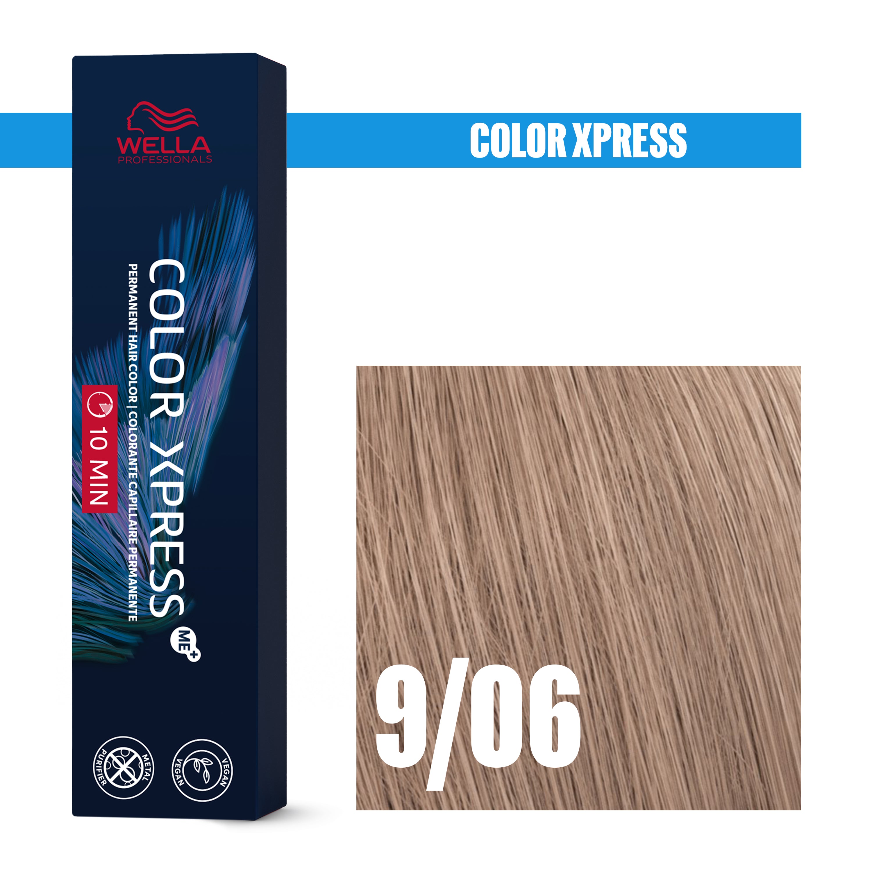 Wella Professional Color Xpress 9/06 lichtblond natur-violett (60 ml)