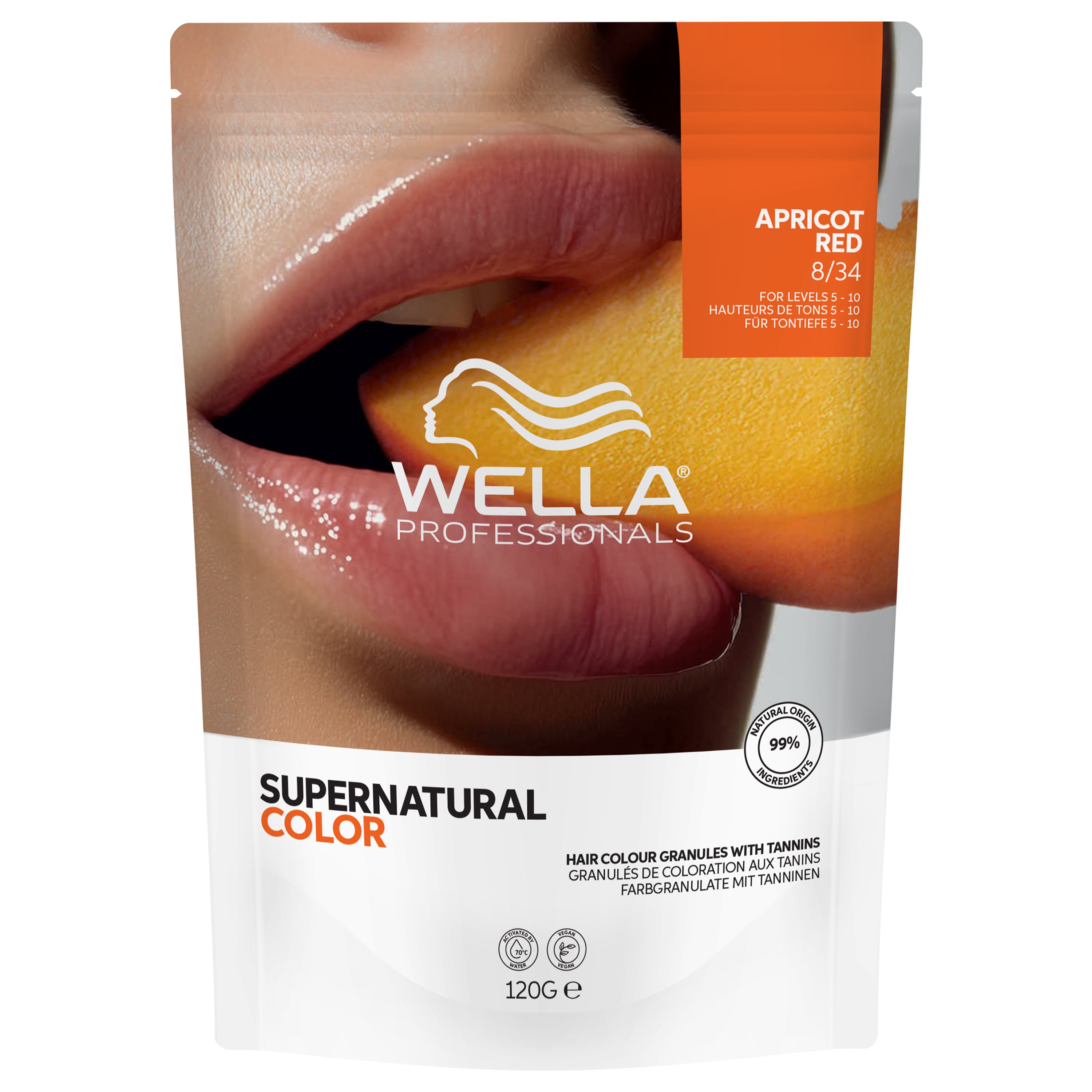 Wella Professional Supernatural Color 8/34 Apricot Red (120 g)