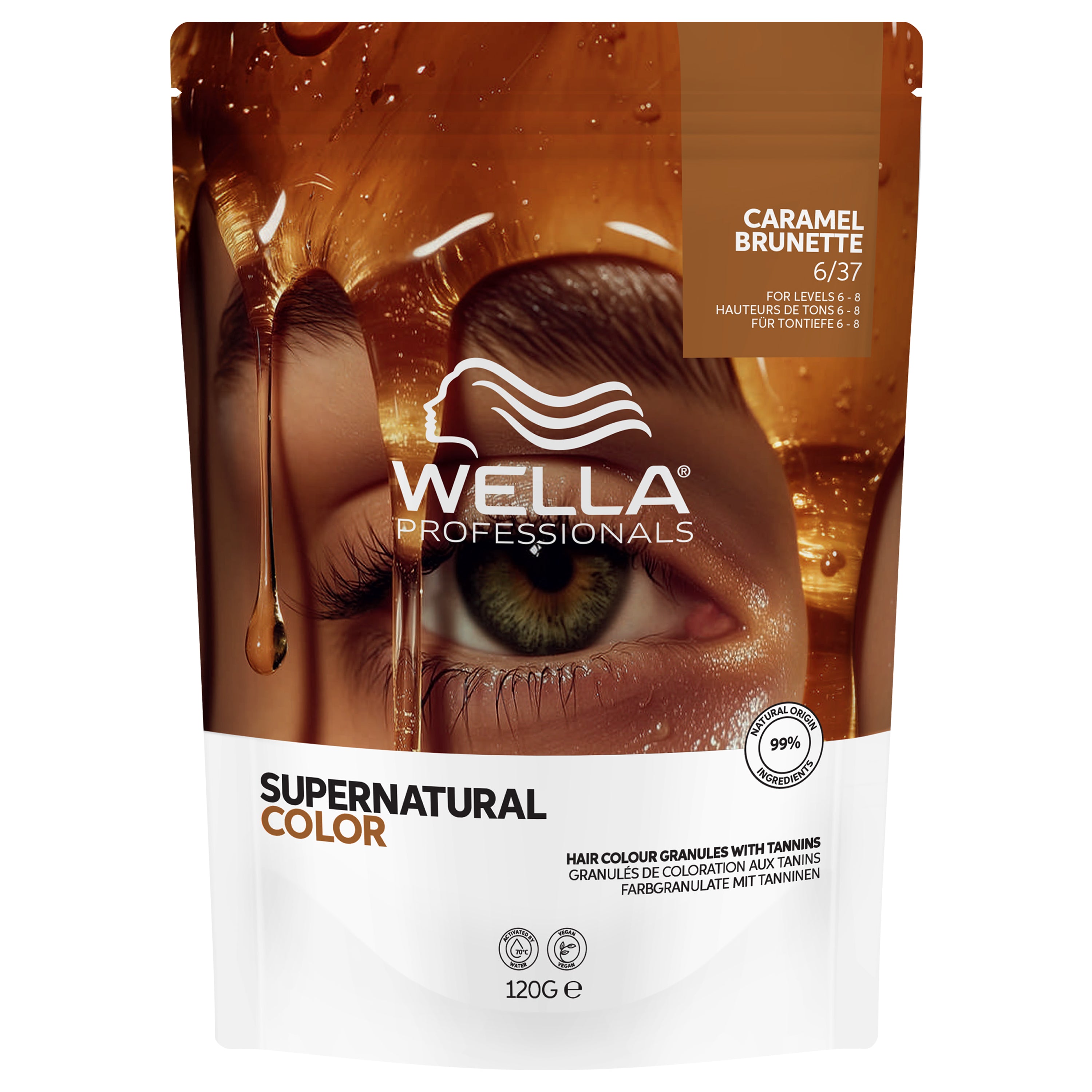 Wella Professional Supernatural Color 6/37 Caramel Brunette (120 g)