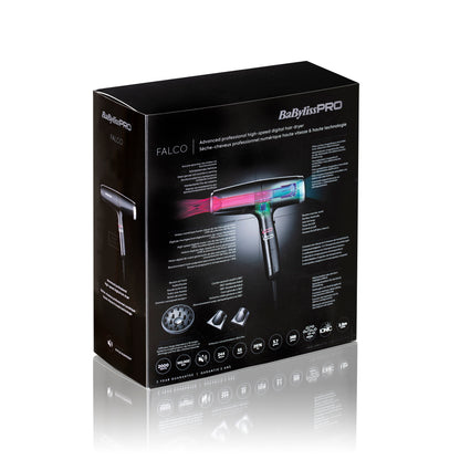 Babyliss Highspeed Haartrockner Falco sw/sil