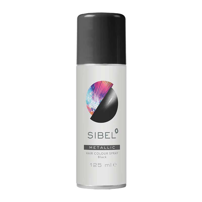 Sibel Hair Colour Spray Metallic Schwarz (125 ml)