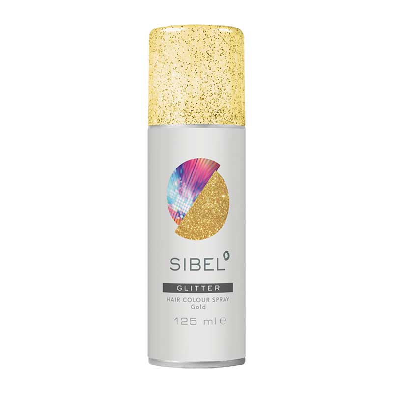 Sibel Hair Colour Spray Glitter Gold (125 ml)