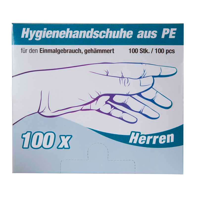 Mex pro Hair Einweg-Handschuhe Herren gehämmert (100 Stück)