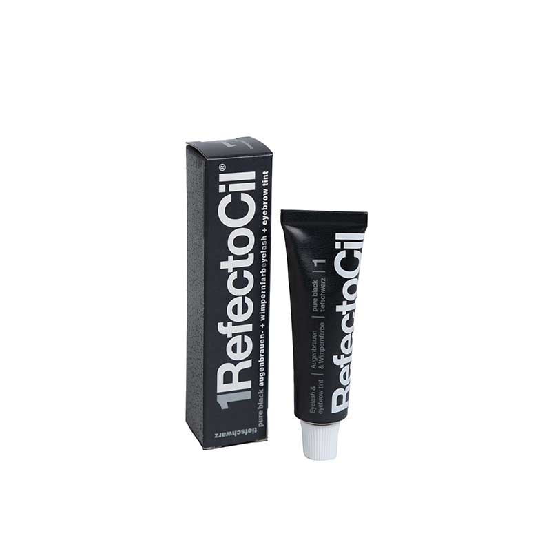 RefectoCil Augenbrauen- und Wimpernfarbe 1 Tiefschwarz (15 ml)