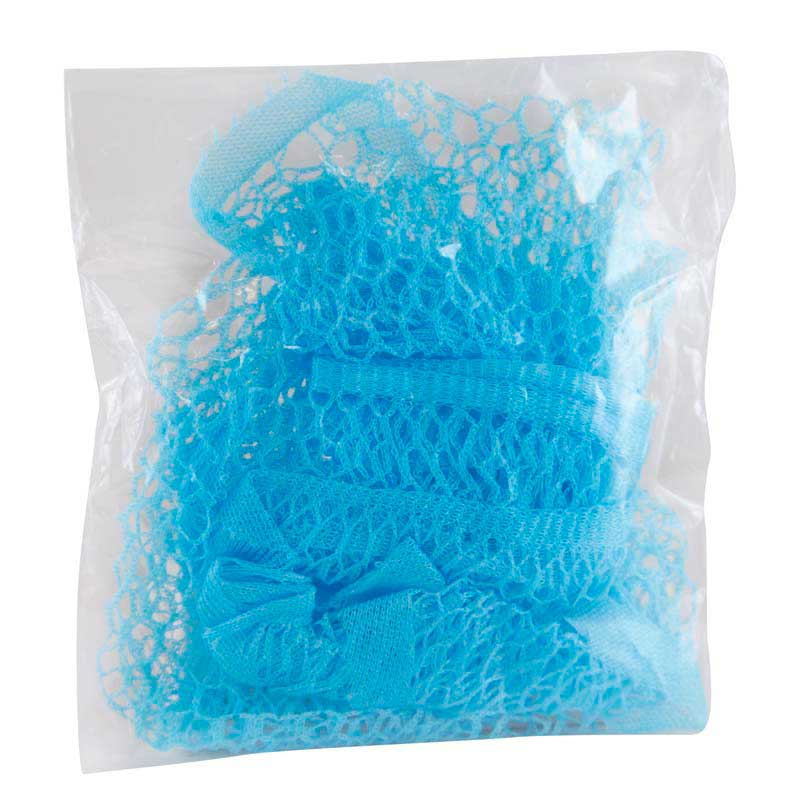 Mex pro Hair Schleier Grobmaschig Blau