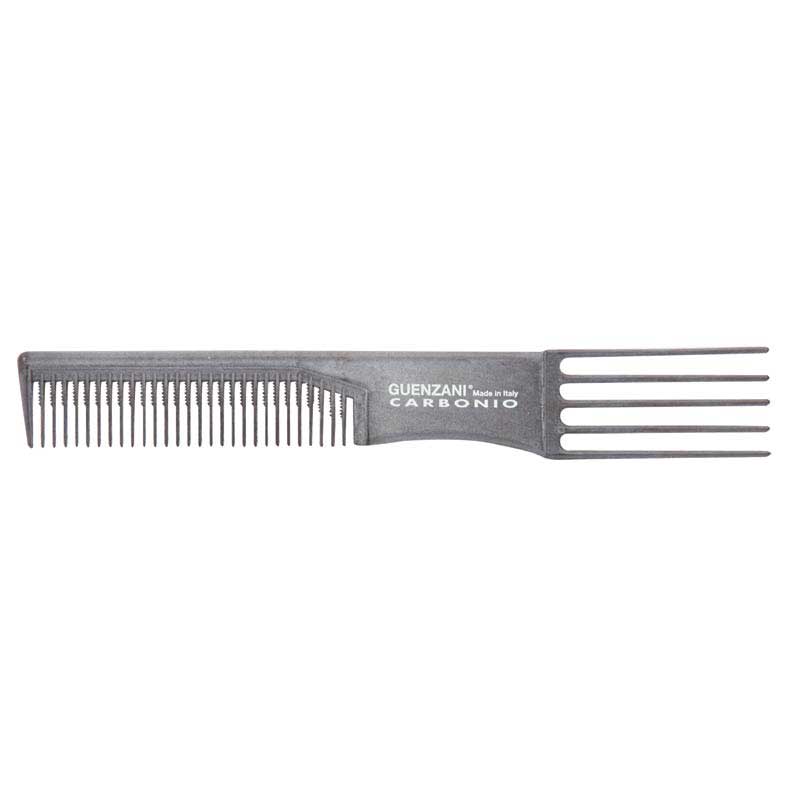 Guenzani Gabel-Auskämmkamm 7,5" Carbon