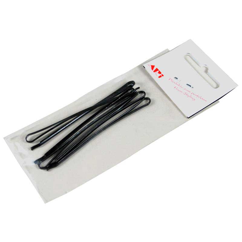 Mex pro Hair Haarklemmen 50 mm, Schwarz (12 Stück)