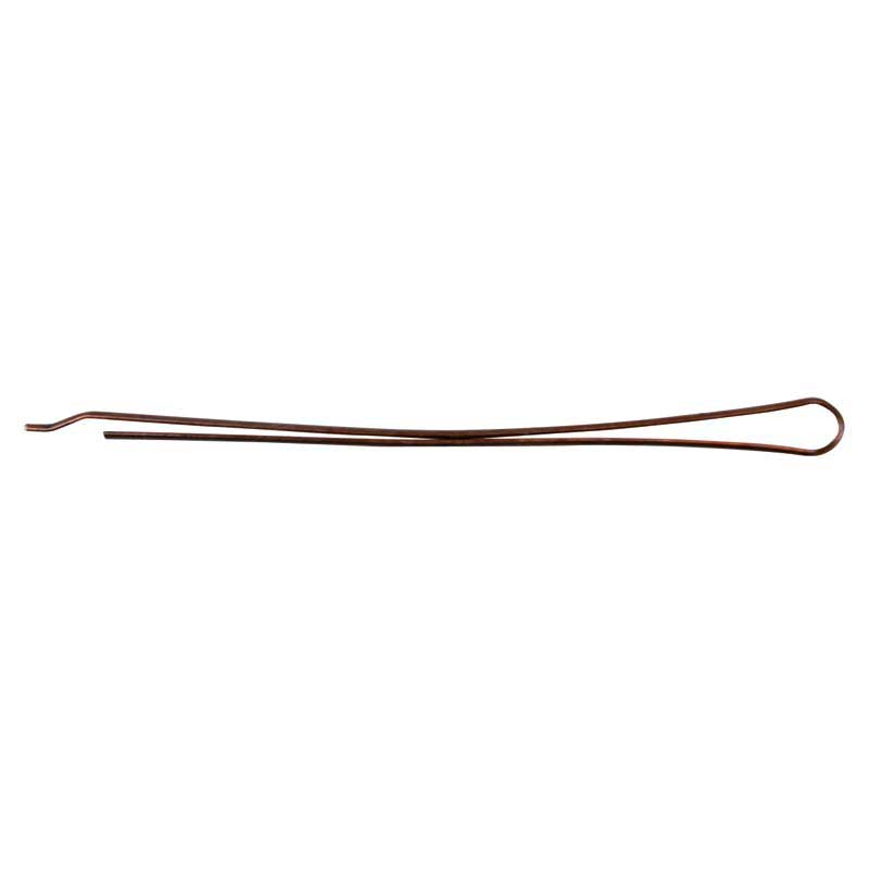 Mex pro Hair Haarklemmen 70 mm, Braun (6 Stück)