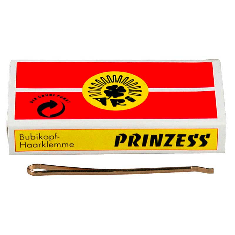 Prinzess Prinzess Haarklemme 50 mm Gold (12 Stück)