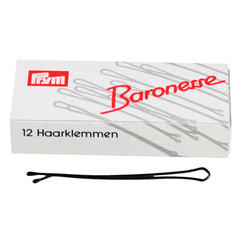 Baronesse Baronesse Klemme 40 mm, Schwarz (12 Stück)