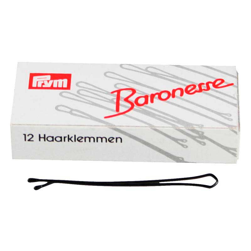 Baronesse Baronesse Klemme 50 mm, Schwarz (12 Stück)