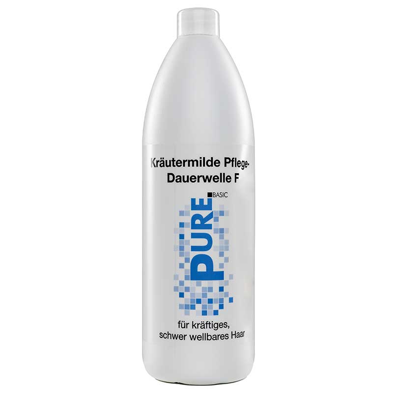 PURE Kräutermilde Pflege-Dauerwelle F für kräftiges, schwer wellbares Haar (1000 ml)