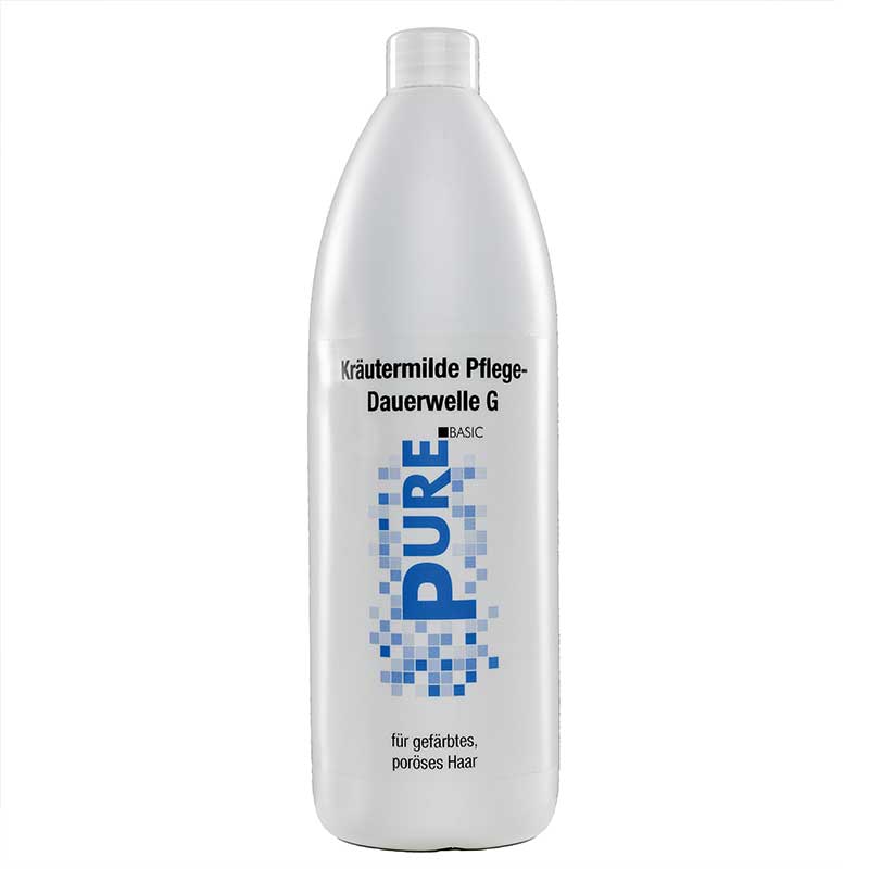 PURE Kräutermilde Pflege-Dauerwelle G für gefärbtes und poröses Haar (1000 ml)