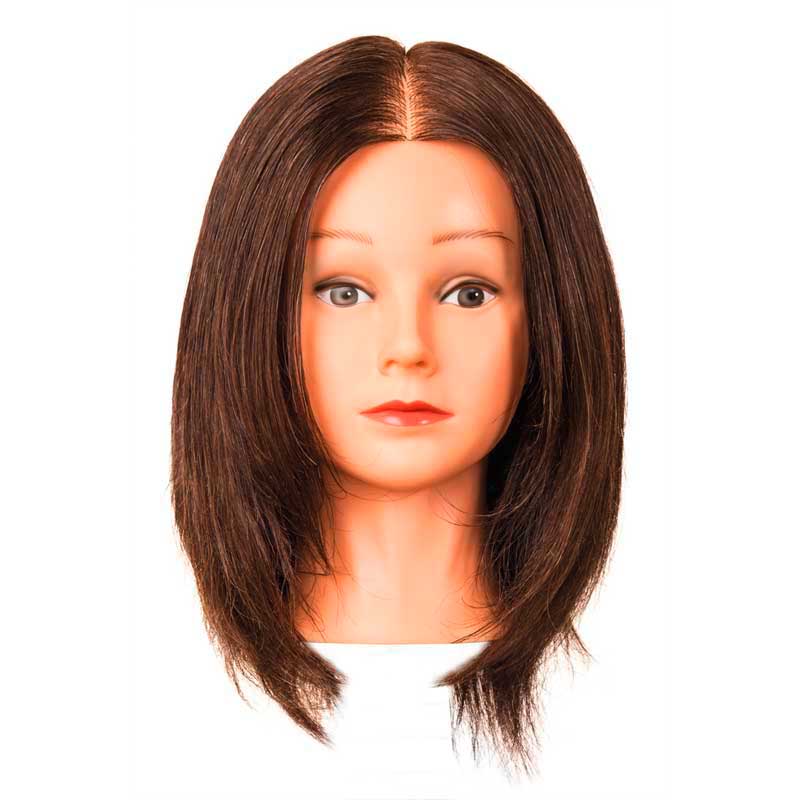 Mex pro Hair Übungskopf Ramona 30 cm, Braun