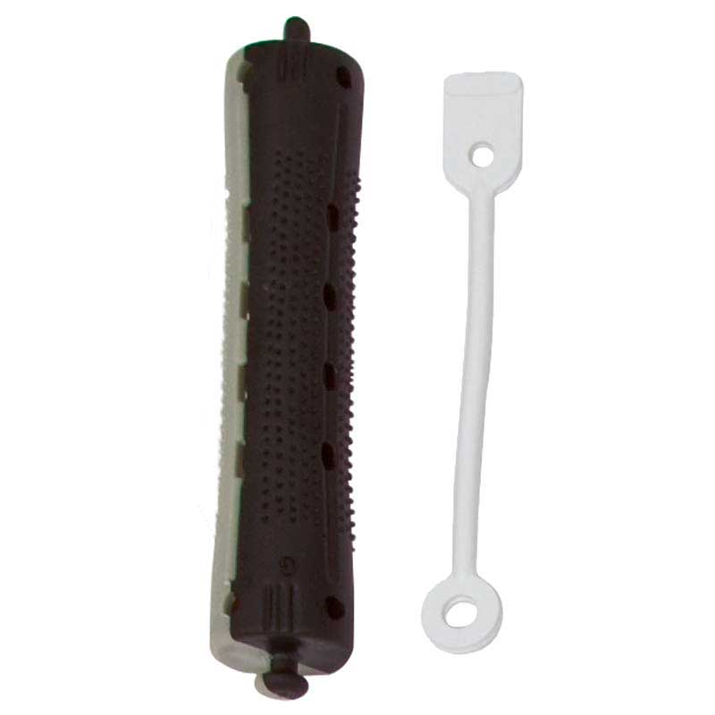Mex pro Hair Kaltwellwickler Ø16 mm Lang Grau-Schwarz (12 Stück)