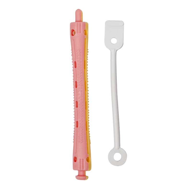 Mex pro Hair Kaltwellwickler Ø 7,5 mm rosa/gelb (12 Stück)