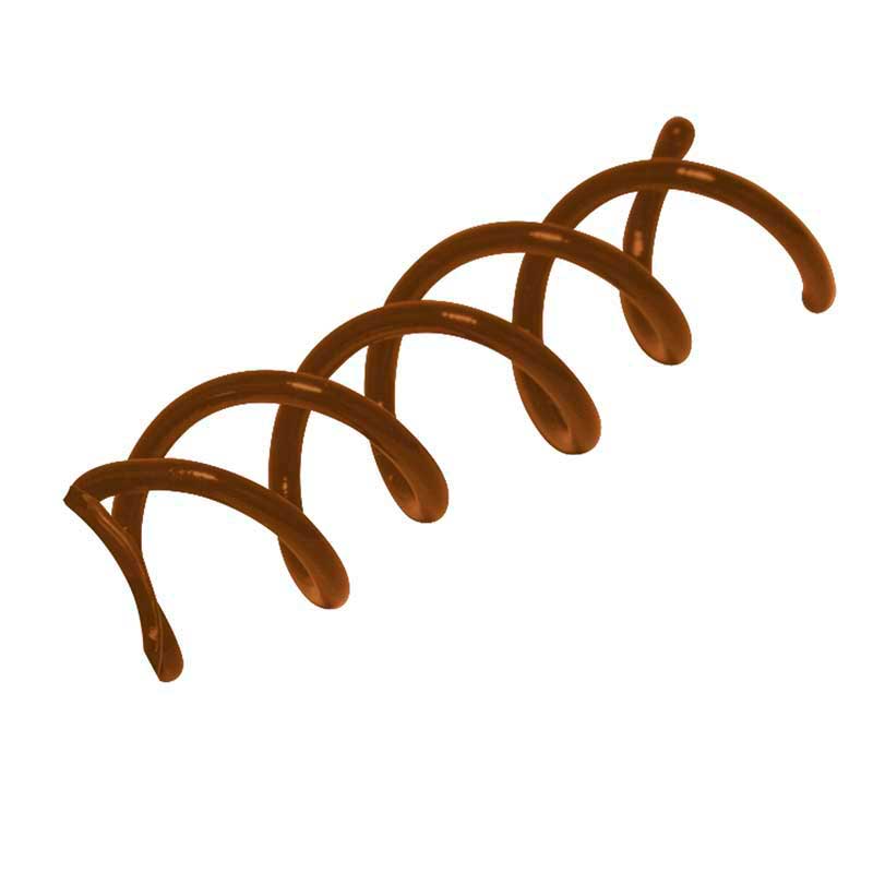 Mex pro Hair Haarschmuck Spirale Groß, Braun (4 Stück)