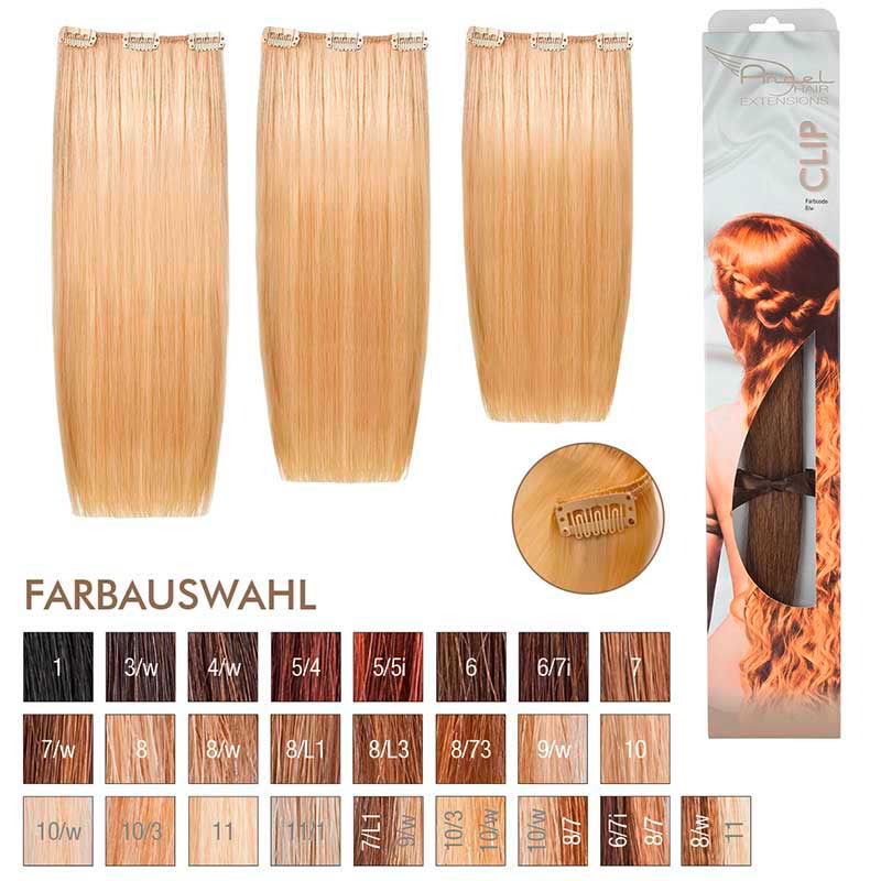 Angel Hair Clip Extension 8/w Hellblond warm (3 Stück)