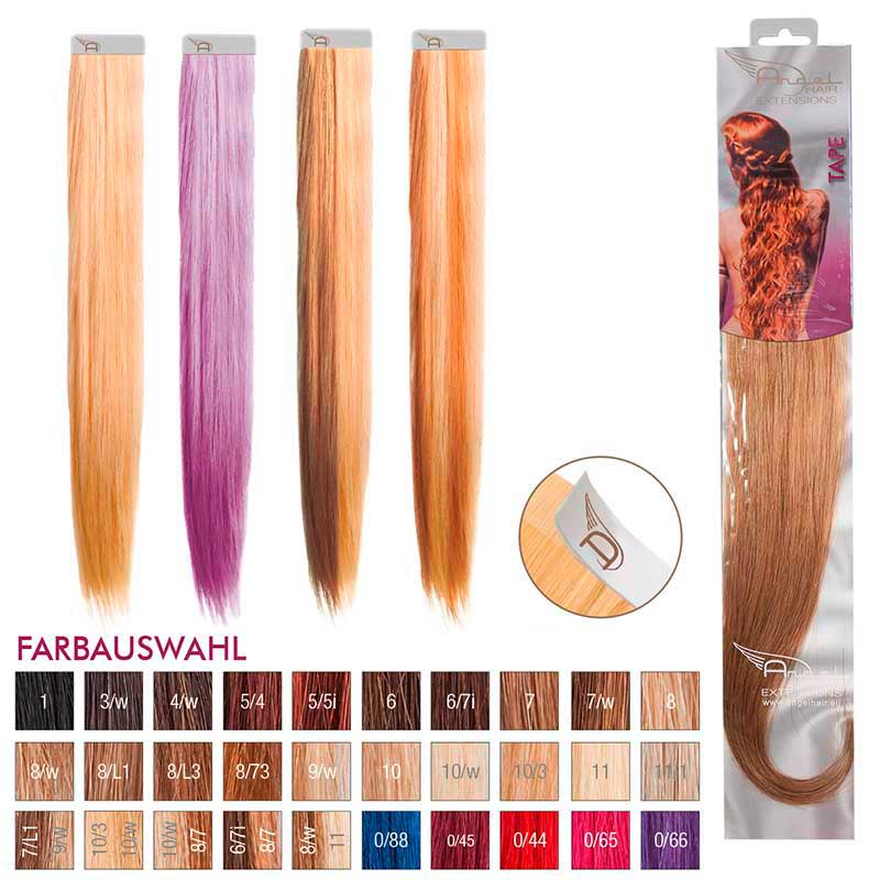 Angel Hair Tape Extension 8 Hellblond (4 Stück)