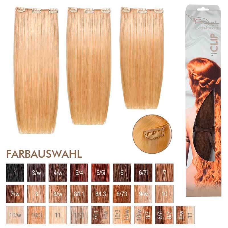 Angel Hair Clip Extension 7/w Mittelblond warm (3 Stück)