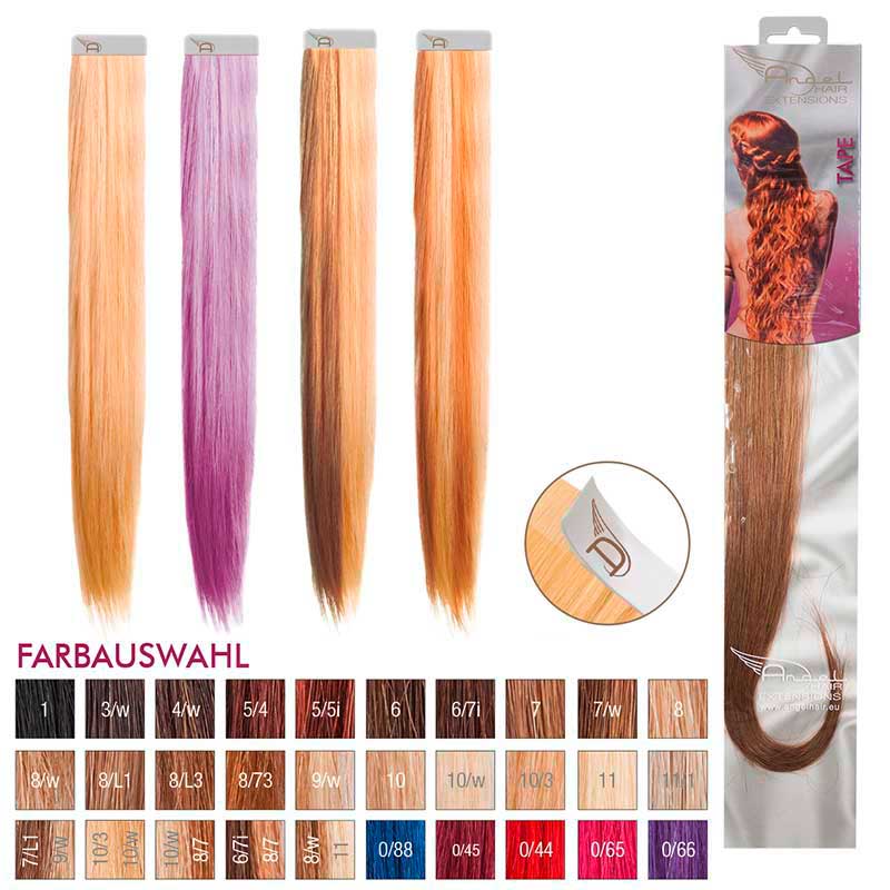 Angel Hair Tape Extension 8/L1 Hellblond leicht aschblond (4 Stück)