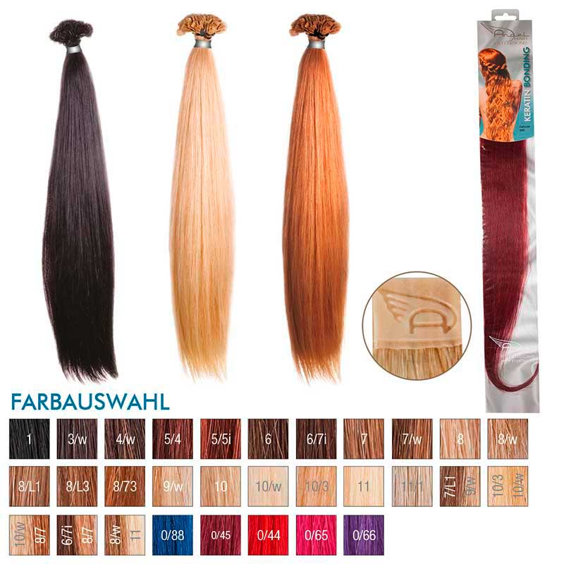 Angel Hair Keratin Bonding 0/45 Rot-Mahagoni (10 Stück)