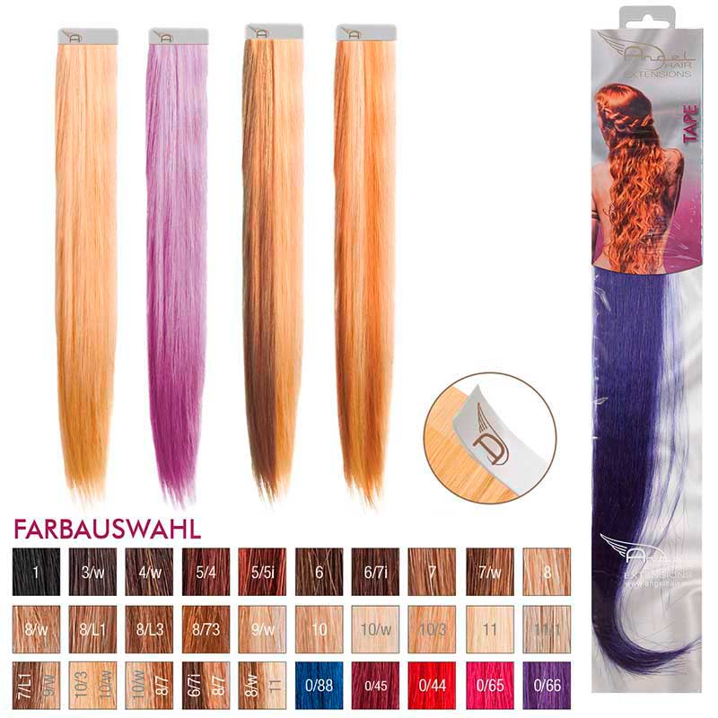 Angel Hair Tape Extension 0/66 Violett (4 Stück)
